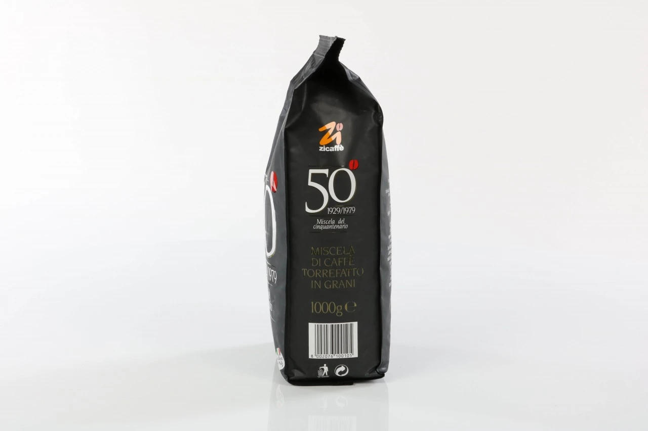 Zicaffe Espressobohnen Cinquantenario 50° 1kg 5 Zicaffe Espressobohnen Cinquantenario 50° 1kg – Bild 3