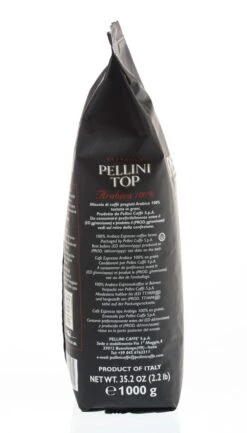 Pellini Top Class 100% Arabica 1kg Kaffee Bohnen - Espresso -Eureka Verkaufs Shop 1137 Pellini TOP 100 Arabica 1000g Bohne Beutel links 1280x1280