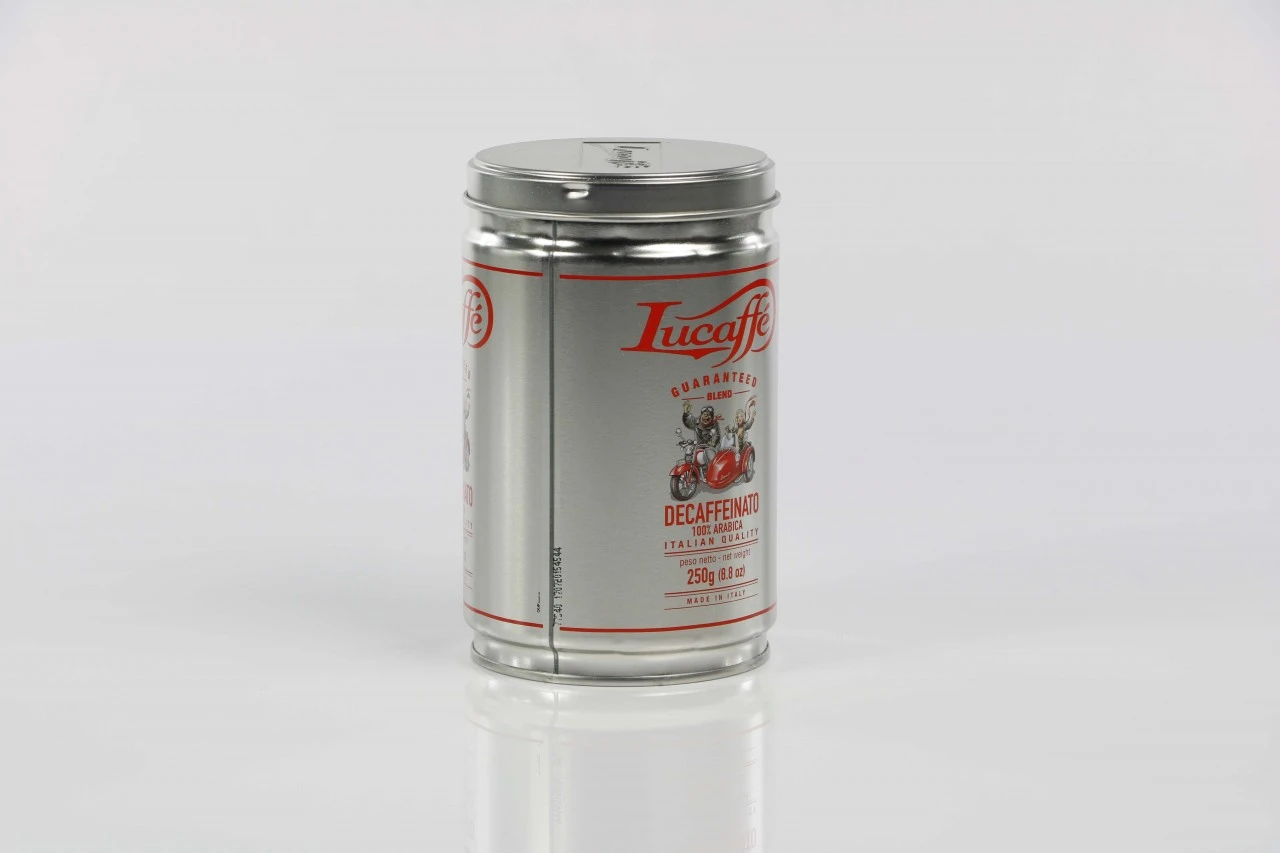 Lucaffe Dose Decaffeinato 250g Gemahlen 4 Lucaffe Dose Decaffeinato 250g Gemahlen – Bild 2