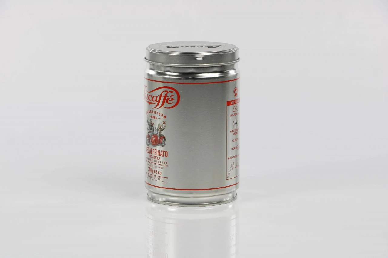 Lucaffe Dose Decaffeinato 250g Gemahlen 6 Lucaffe Dose Decaffeinato 250g Gemahlen – Bild 4