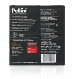Pellini N°20 Cremoso - Espresso Gemahlen - 2x250g -Eureka Verkaufs Shop 1228 2 8001685122454 1280x1280