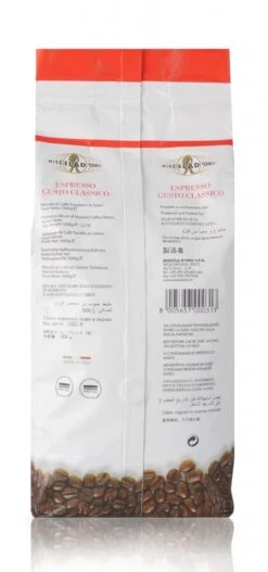 Miscela D'Oro MISCELA D ORO Gusto Classico 1kg Bohnen - Espresso -Eureka Verkaufs Shop 1421 2 8005657000313 1280x1280