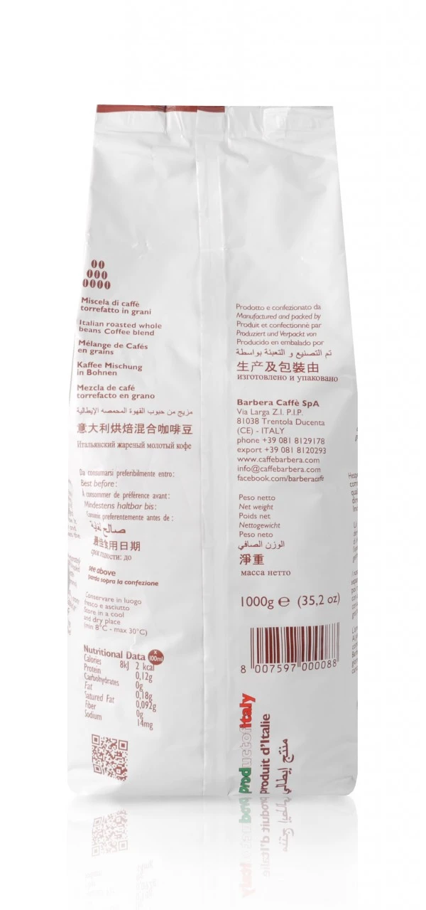 Barbera Caffè Hesperia - Espressobohnen - 1kg 4 Barbera Caffè Hesperia - Espressobohnen - 1kg – Bild 2
