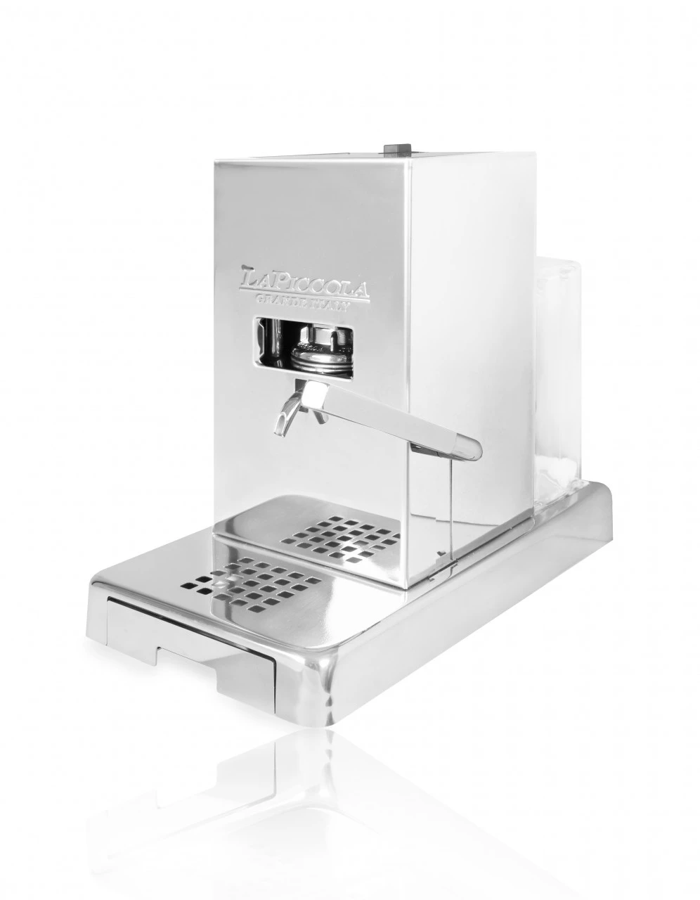 La Piccola Piccola LUCIDATURA Automatik- SILVER - Pad-Espressomaschine Für ESE-Pads 3 La Piccola Piccola LUCIDATURA Automatik- SILVER - Pad-Espressomaschine Für ESE-Pads
