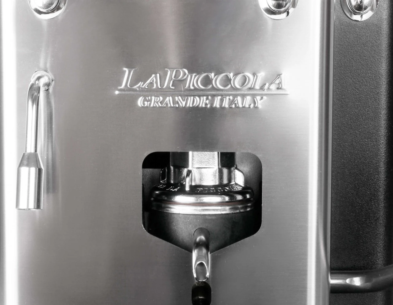 La Piccola SARA AQUA NERO - Für ESE Pads (keine Dampfdüse, Sondern Heisswasserauslass) 6 La Piccola SARA AQUA NERO - Für ESE Pads (keine Dampfdüse, Sondern Heisswasserauslass) – Bild 4