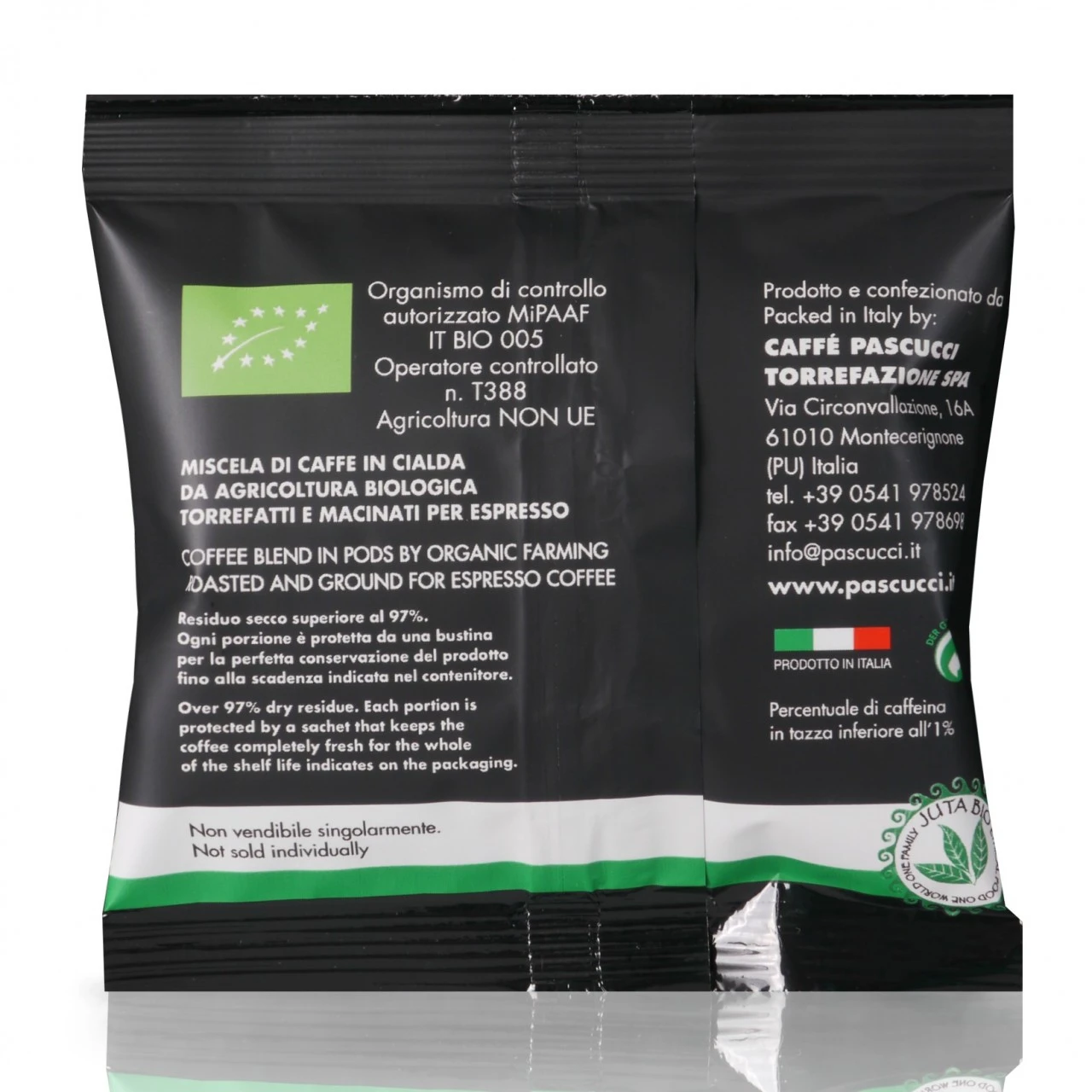 Pascucci Caffè Bio 100 ESE Pads IT-BIO-005 6 Pascucci Caffè Bio 100 ESE Pads IT-BIO-005 – Bild 4