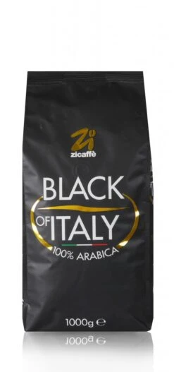 Zicaffe Espressobohnen Black Of Italy 100% Arabica 1kg