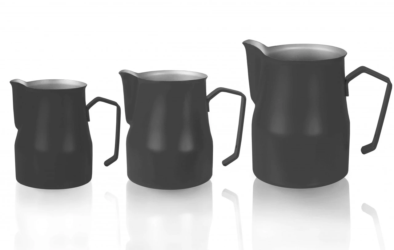 Motta Milchkännchen Professionale 0,5l Schwarz 4 Motta Milchkännchen Professionale 0,5l Schwarz – Bild 2