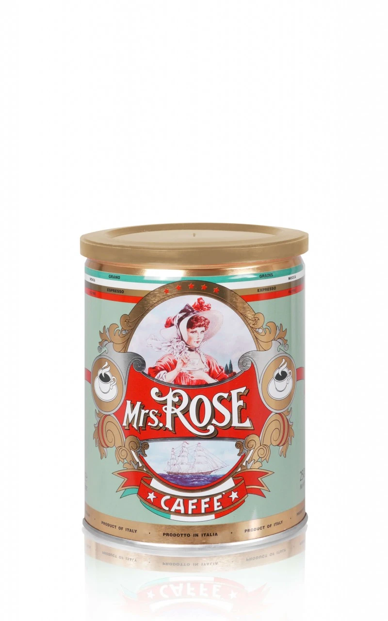Mrs. Rose Caffé Espresso - 250g Dose - Gemahlen 3 Mrs. Rose Caffé Espresso - 250g Dose - Gemahlen