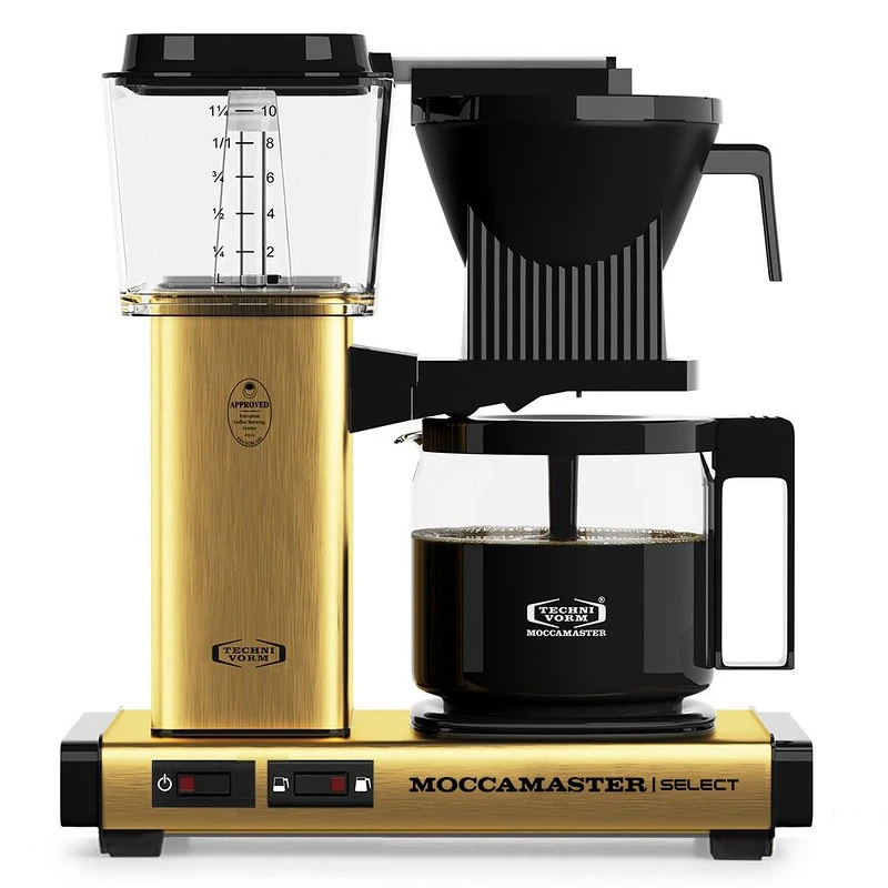 Moccamaster KBG SELECT - Filterkaffeemaschine - Gold Gebürstet (brushed Brass) 3 Moccamaster KBG SELECT - Filterkaffeemaschine - Gold Gebürstet (brushed Brass)