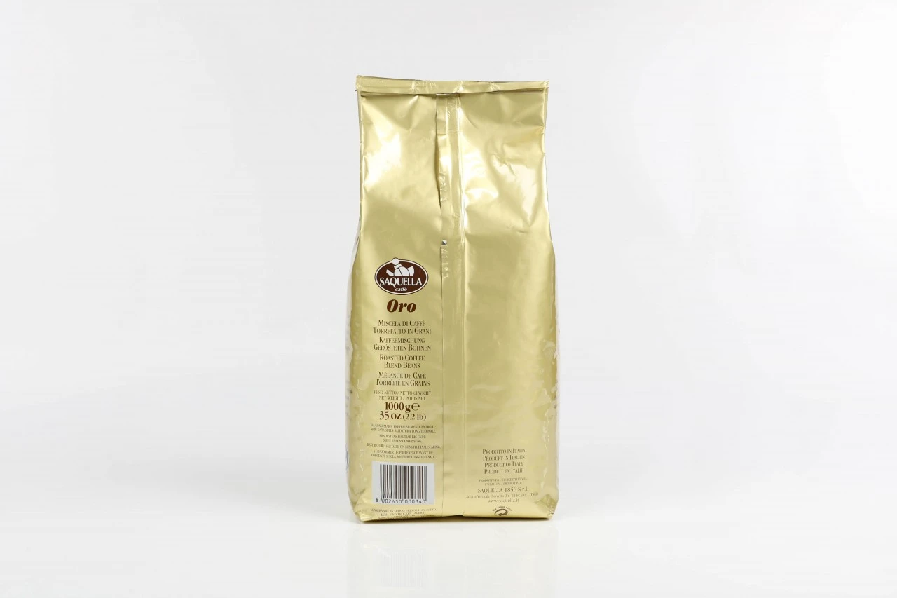 Saquella Espresso Miscela ORO 1kg 4 Saquella Espresso Miscela ORO 1kg – Bild 2