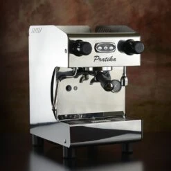 ACM Milano Pratika AUTOMATIK Inox - 2-Kreis-Espressomaschine - Mit Drehknöpfen