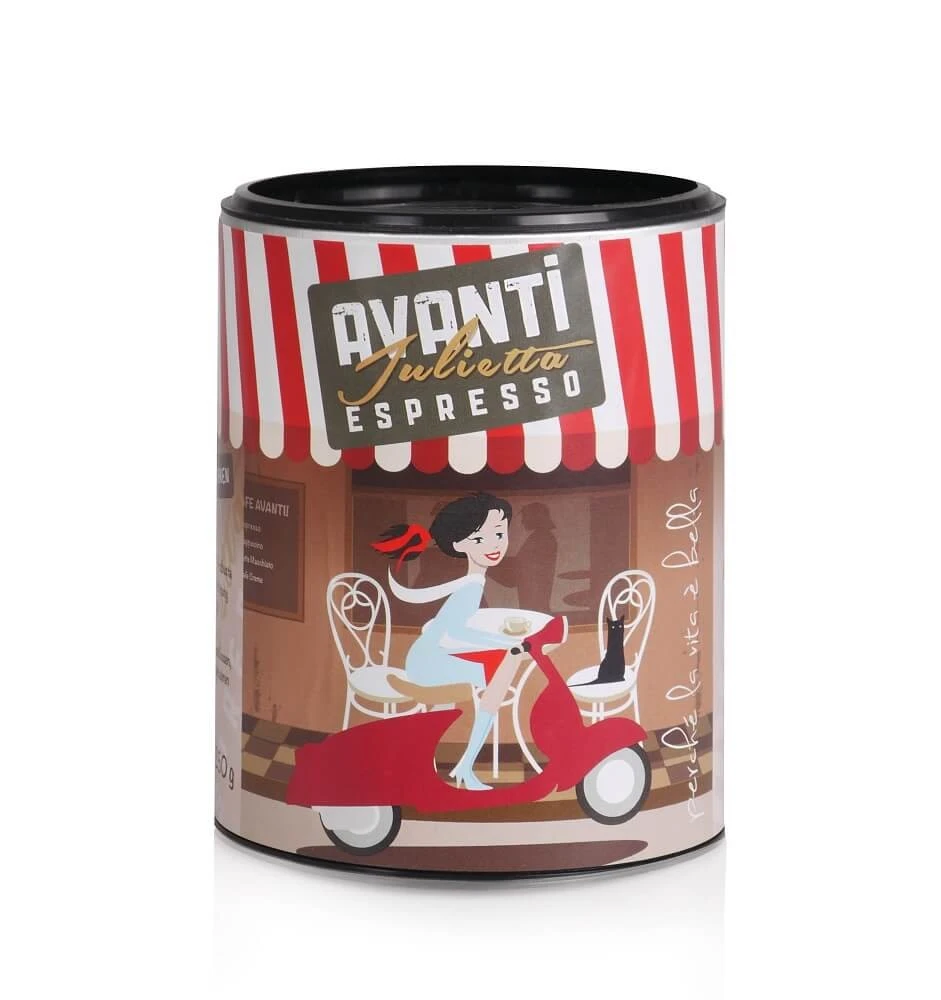 AVANTI Espresso Julietta - 250g Bohnen - Dose 3 AVANTI Espresso Julietta - 250g Bohnen - Dose