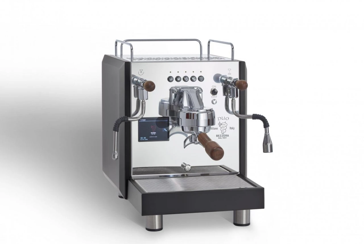 Bezzera Duo DE Schwarz - 2-Kreis Siebträger Espressomaschine - Mit Rotationspumpe & BZ Brühkopf 3 Bezzera Duo DE Schwarz - 2-Kreis Siebträger Espressomaschine - Mit Rotationspumpe & BZ Brühkopf