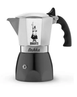 Bialetti BRIKKA 2 Tassen Schwarz-chrom