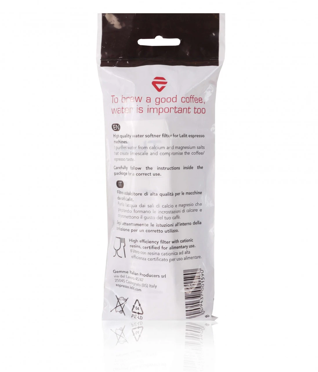 2er Set Lelit Wasserfilterkartusche MC747PLUS (bis 70 Liter) 4 2er Set Lelit Wasserfilterkartusche MC747PLUS (bis 70 Liter) – Bild 2