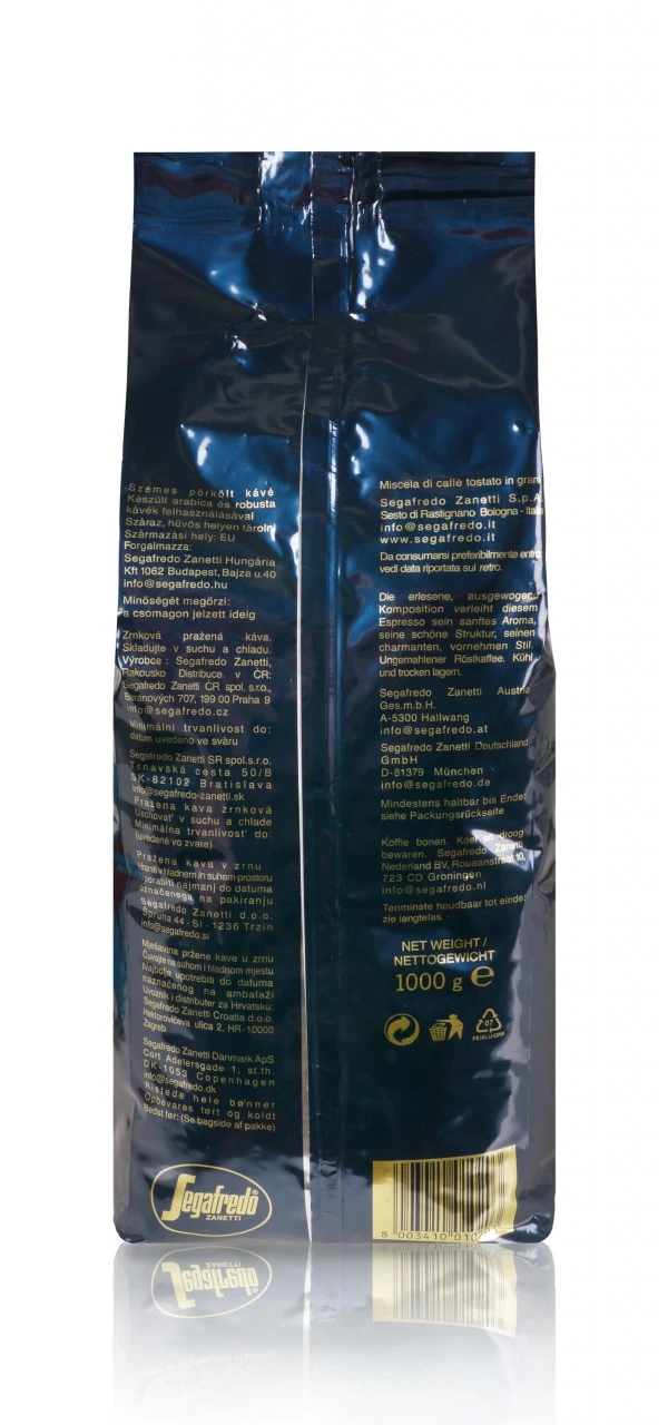 Segafredo Extra Mild Espressobohnen 1kg 4 Segafredo Extra Mild Espressobohnen 1kg – Bild 2
