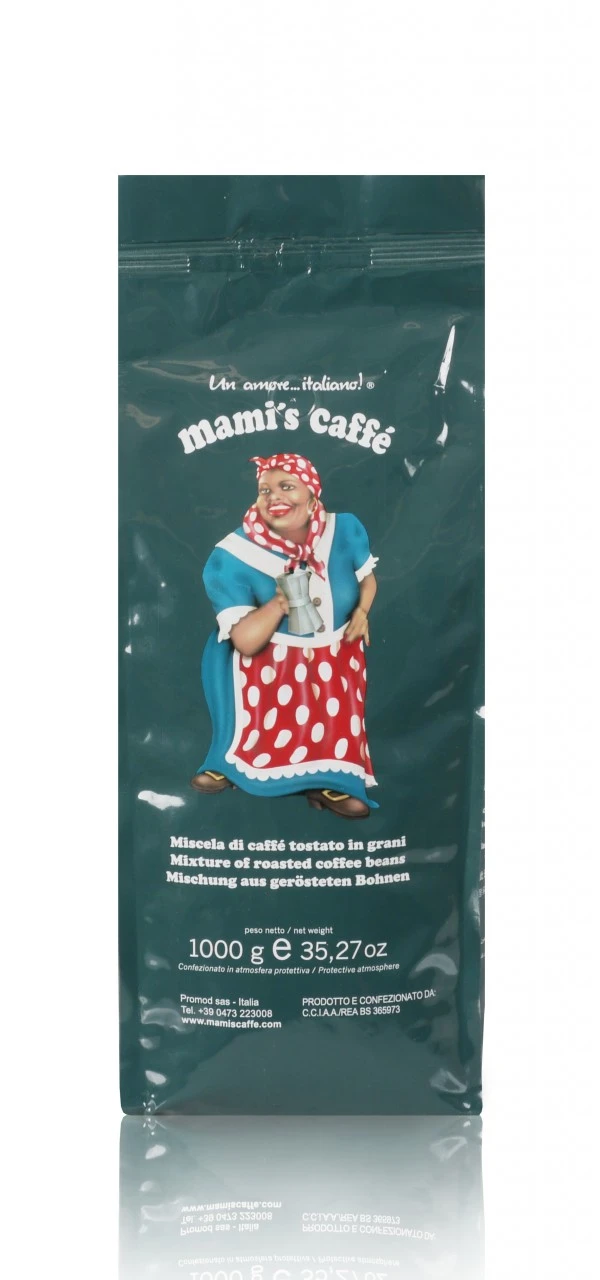 Mamis Caffe Amabile - Espresso - 1kg Bohnen 5 Mamis Caffe Amabile - Espresso - 1kg Bohnen – Bild 3