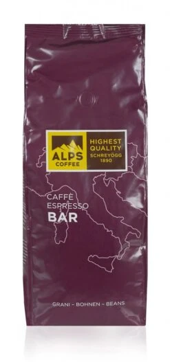 ALPS COFFEE Bar Espresso Kaffee 1kg Bohnen