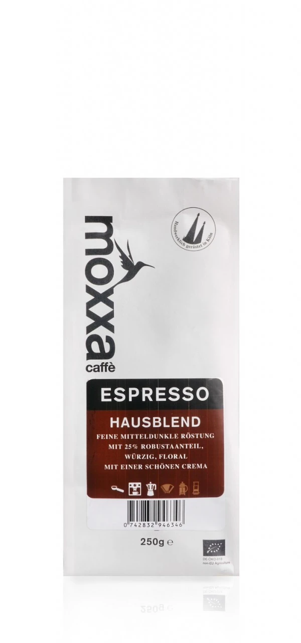 Moxxa Espresso 250g Bohne - 100% BIO Und FAIR Gehandelt DE-ÖKO-034 3 Moxxa Espresso 250g Bohne - 100% BIO Und FAIR Gehandelt DE-ÖKO-034