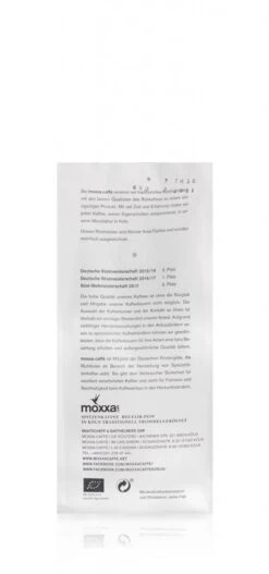 Moxxa Espresso 250g Bohne - 100% BIO Und FAIR Gehandelt DE-ÖKO-034 5 Moxxa Espresso 250g Bohne - 100% BIO Und FAIR Gehandelt DE-ÖKO-034 -Eureka Verkaufs Shop E11590 2 0742832946346 1280x1280
