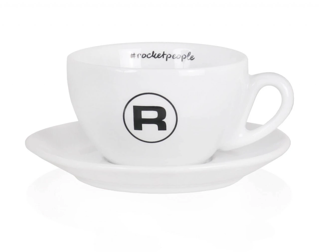 Rocket Espresso - Cappuccino Tasse #rocketpeople In Weiß 3 Rocket Espresso - Cappuccino Tasse #rocketpeople In Weiß