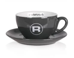 Rocket Espresso - Cappuccino Tasse #rocketpeople In Grau