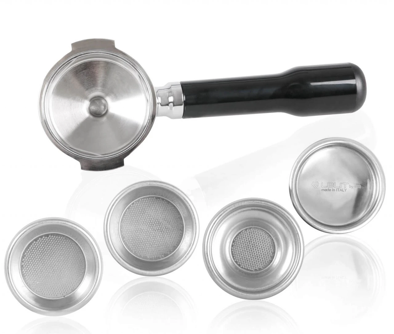 Lelit Siebträger Mit 2er Auslauf, E61 Brühgruppe, Mit 4 Sieben, PLA582S 6 Lelit Siebträger Mit 2er Auslauf, E61 Brühgruppe, Mit 4 Sieben, PLA582S – Bild 4