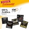 Pad Probierpaket 100% Arabica Nr. 2 - Je Marke 5 Stück -Eureka Verkaufs Shop ESP 301 20P02 Probierpaket Aufkleber v9 01 RZ ESEpresso Arabica No2 NEU 002ddlQJP8ClQZVL 1280x1280