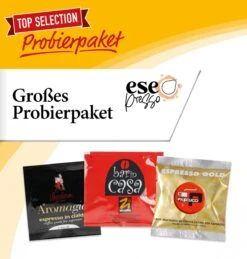 Großes Probierpaket 90 Pads: ESE-Pads In Den Deutschlandfarben (3 X 30 Stück)