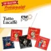 Pad Probierpaket "Tutto Lucaffe" - 25 ESE-Pads (5x5 Stück) 2 Pad Probierpaket "Tutto Lucaffe" - 25 ESE-Pads (5x5 Stück) -Eureka Verkaufs Shop ESP 301 20P02 Probierpaket Aufkleber v9 01 RZ1 ESEpresso Lucaffe 1280x1280