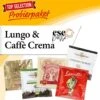 Pad Probierpaket Lungo/Caffe Cremà - 25 Pads (5.x 5 Stück) -Eureka Verkaufs Shop ESP 301 23P05 Probierpaket Aufkleber ESE v1 01 1280x1280