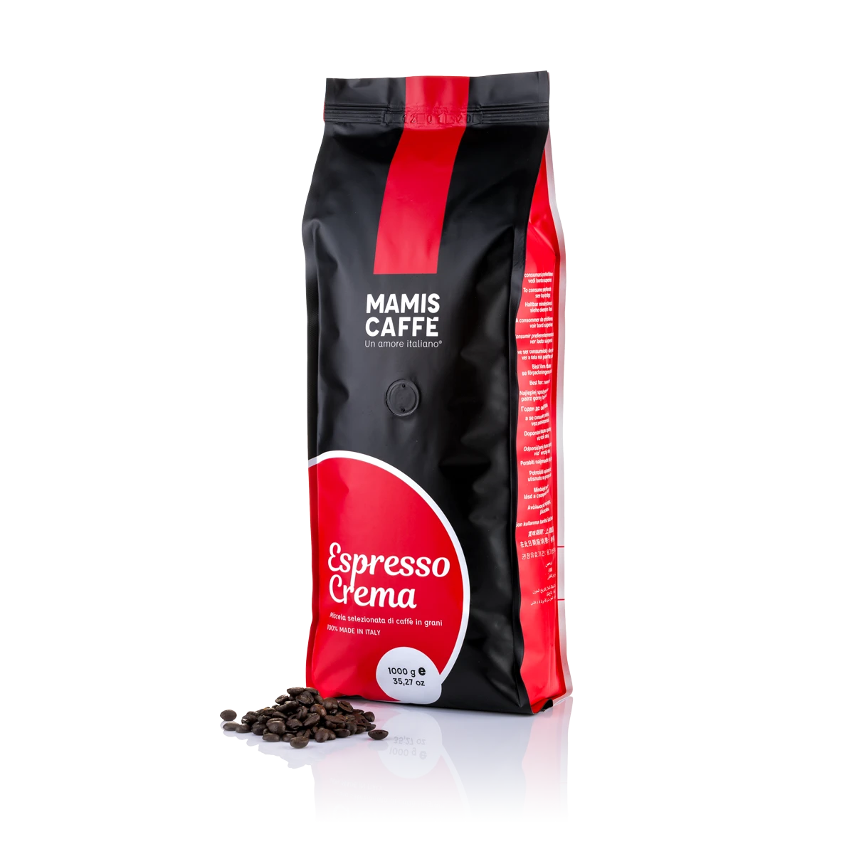 Mamis Caffe Espresso Crema - Espresso - 1kg Bohnen 3 Mamis Caffe Espresso Crema - Espresso - 1kg Bohnen