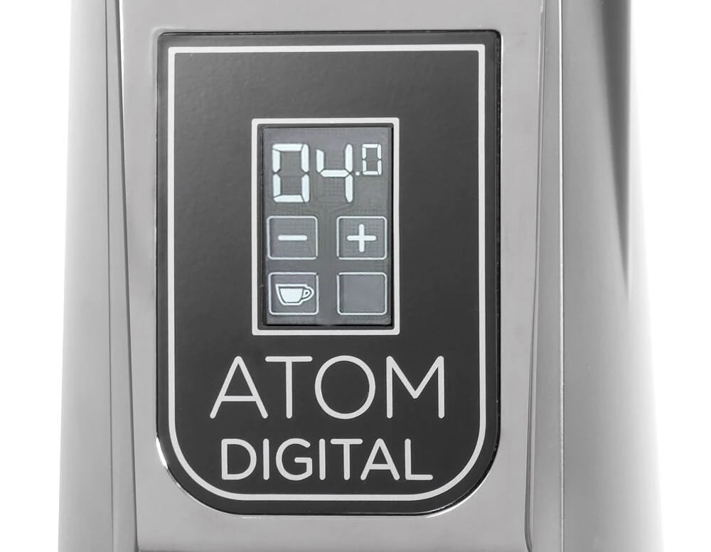 Eureka ATOM Digital 75mm Espressomühle - Chrom - 5 Jahre Garantie 4 Eureka ATOM Digital 75mm Espressomühle - Chrom - 5 Jahre Garantie – Bild 2