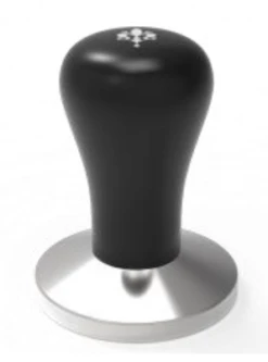 Eureka Tamper Inox 58mm Eloxiert Mit Schwarzem Griff