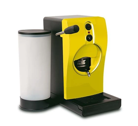 GRIMAC ESE Padmaschine TUBE - Gelb/gelb - Mit GHA Brühgruppe 3 GRIMAC ESE Padmaschine TUBE - Gelb/gelb - Mit GHA Brühgruppe