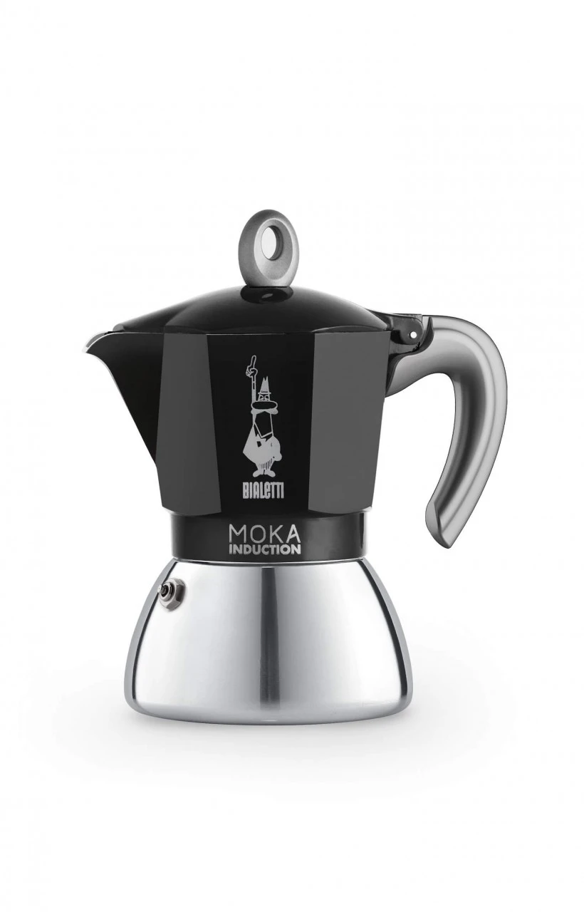 Bialetti Moka Induktion In Schwarz Für 6 Tassen 3 Bialetti Moka Induktion In Schwarz Für 6 Tassen
