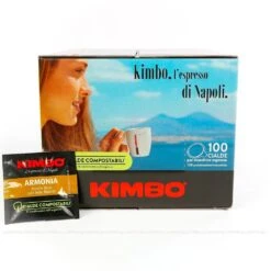 Kimbo Espresso Armonia ESE Pads 100 Stück -Eureka Verkaufs Shop KIMBO Espresso Armonia Artikelnummer 1538 EAN 80022004046281538 A Front 1280x1280