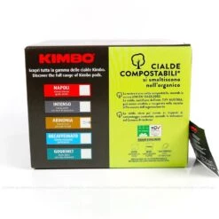 Kimbo Espresso Armonia ESE Pads 100 Stück -Eureka Verkaufs Shop KIMBO Espresso Armonia Artikelnummer 1538 EAN 80022004046281538 D Left 1280x1280