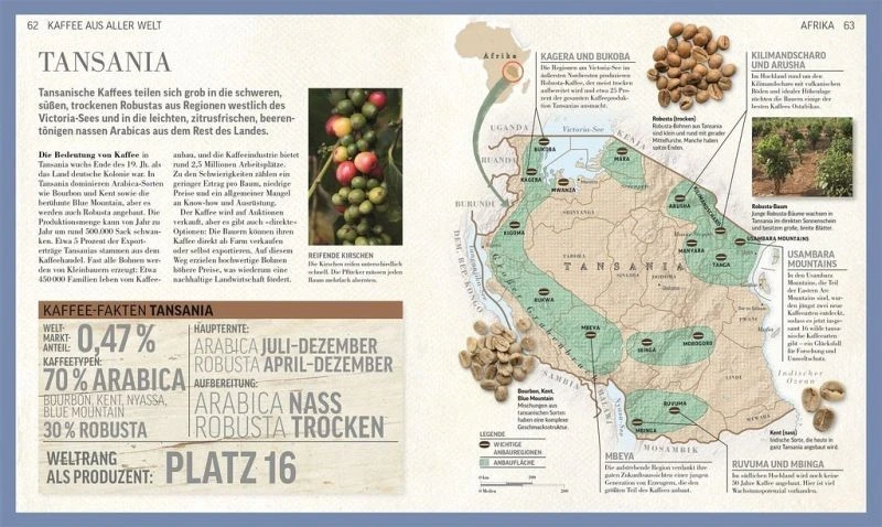 Das Kaffeebuch - Sorten, Anbaugebiete, Barista-Wissen Und Rezepte Aus Der Ganzen Welt 6 Das Kaffeebuch - Sorten, Anbaugebiete, Barista-Wissen Und Rezepte Aus Der Ganzen Welt – Bild 4