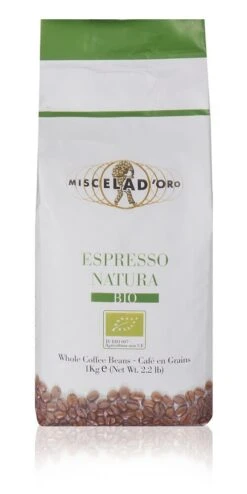 Miscela D'Oro MISCELA D ORO Espresso Natura 1kg Bohnen - Espresso IT-BIO-007