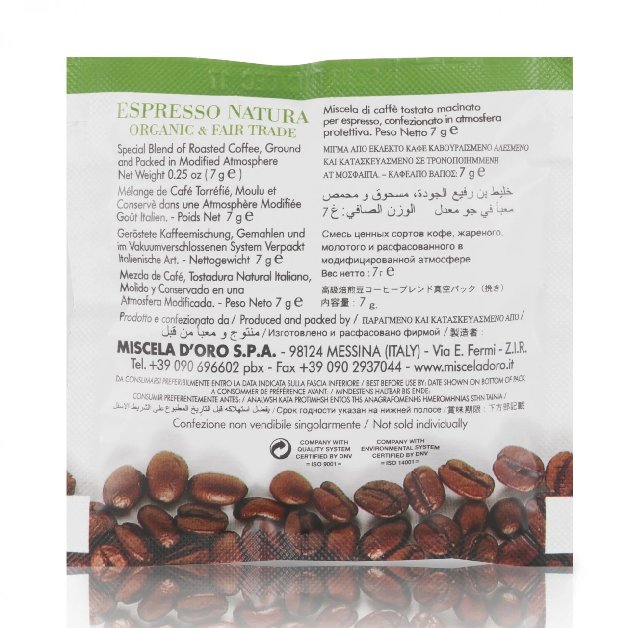 Miscela D'Oro MISCELA D ORO Pads Caffe Lungo Natura - 150 Stück IT-BIO-007 8 Miscela D'Oro MISCELA D ORO Pads Caffe Lungo Natura - 150 Stück IT-BIO-007 – Bild 6