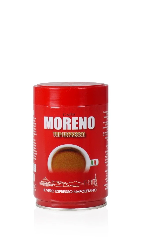 Moreno Gran Miscela 250g Gemahlen In Der Dose - TOP ESPRESSO 3 Moreno Gran Miscela 250g Gemahlen In Der Dose - TOP ESPRESSO