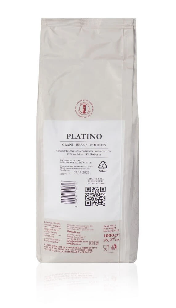 OMKAFE PLATINO - 1kg Espresso Bohnen 4 OMKAFE PLATINO - 1kg Espresso Bohnen – Bild 2