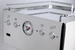 AKTION - Quickmill LUNA INOX - Siebträger Espressomaschine Thermoblock, PID, Preinfusion -Eureka Verkaufs Shop QM Quickmill Luna Inox Espressomaschine Manometer 1280x1280