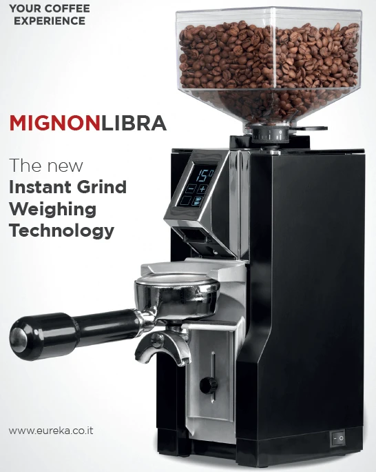 Retoure - Eureka MIGNON LIBRA Espressomühle - Schwarz Matt 16CR - 5 Jahr Garantie 6 Retoure - Eureka MIGNON LIBRA Espressomühle - Schwarz Matt 16CR - 5 Jahr Garantie – Bild 4