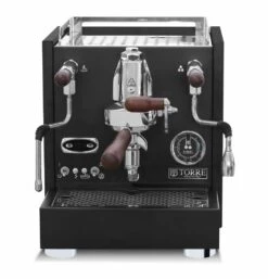 Torre Mariuccia Nussholz Mit Rotationspumpe In Schwarz - Dualboiler