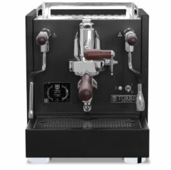 Torre Peppina Nussholz Mit Rotationspumpe In Schwarz - Dualboiler