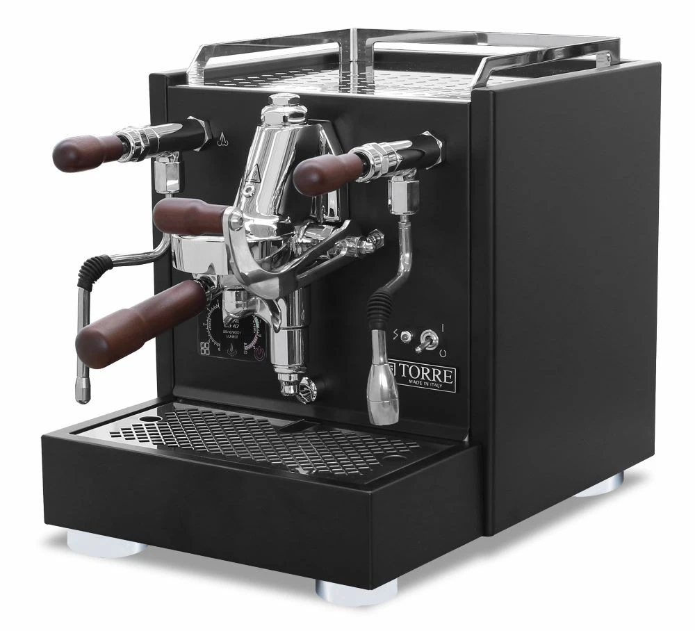 Torre Peppina Mit Rotationspumpe In Schwarz- Dualboiler 4 Torre Peppina Mit Rotationspumpe In Schwarz- Dualboiler – Bild 2