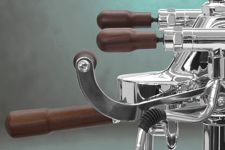 Torre Peppina Nussholz Mit Rotationspumpe - Dualboiler 6 Torre Peppina Nussholz Mit Rotationspumpe - Dualboiler – Bild 4